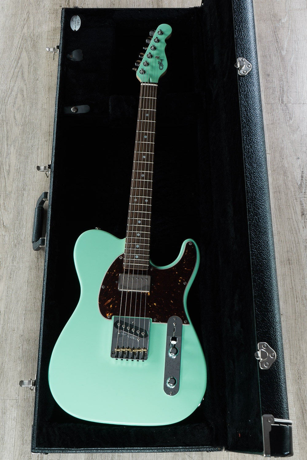 G&L USA ASAT Classic Bluesboy Electric Guitar, Rosewood Fingerboard, Hard Case - Surf Green