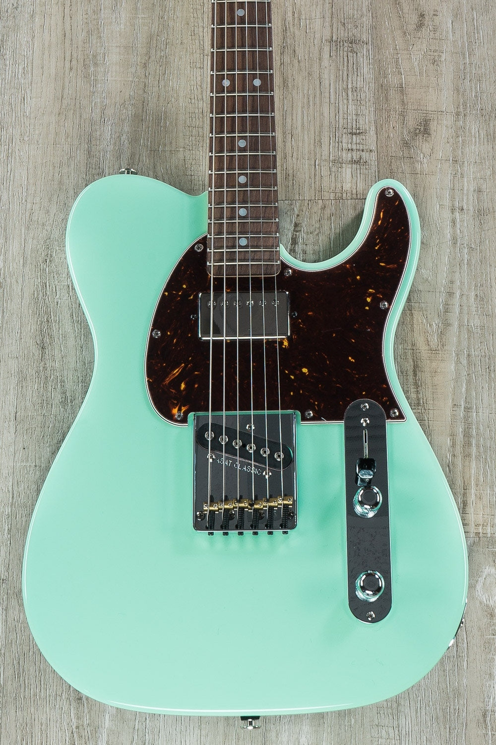 G&L USA ASAT Classic Bluesboy Electric Guitar, Rosewood Fingerboard, Hard Case - Surf Green