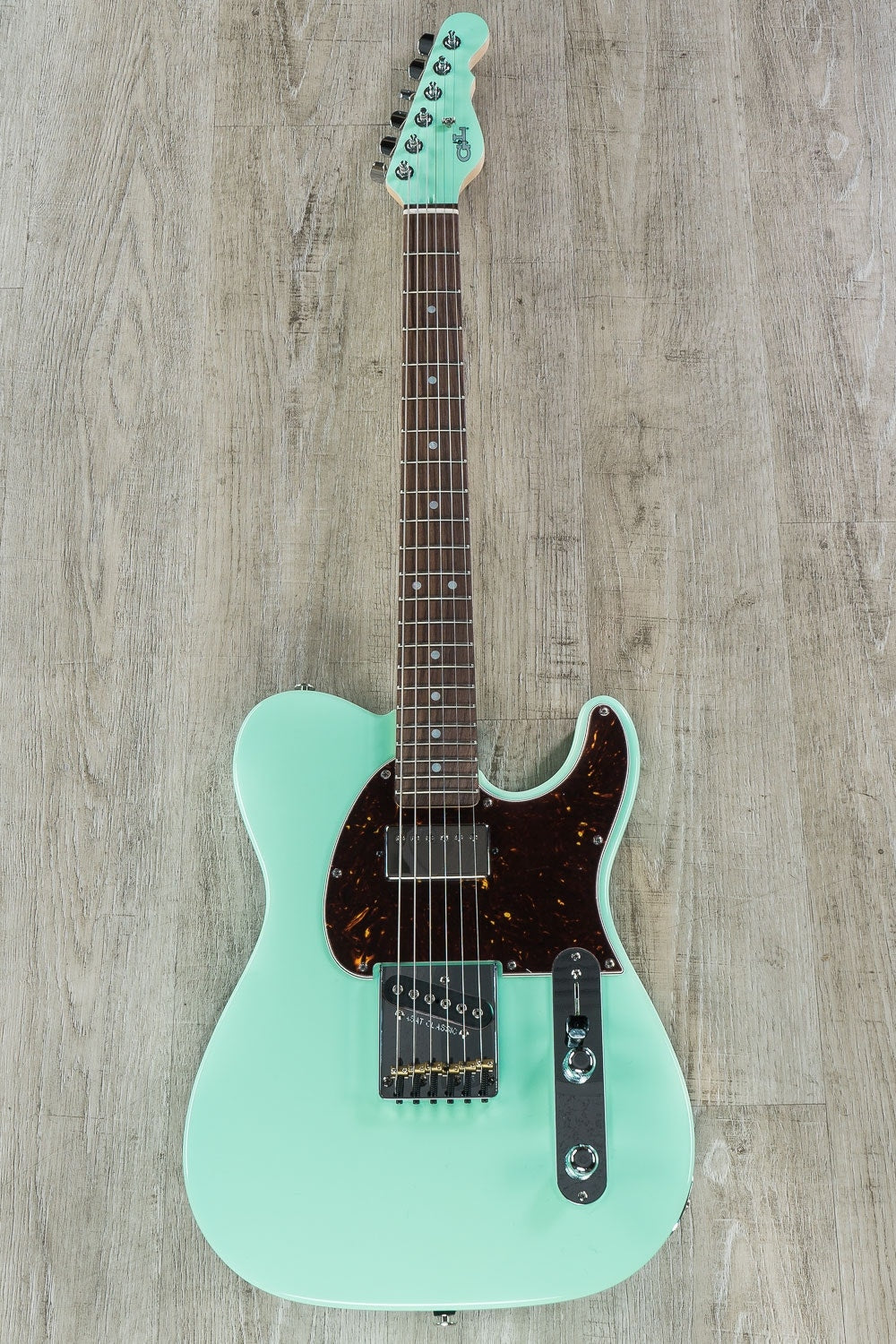 G&L USA ASAT Classic Bluesboy Electric Guitar, Rosewood Fingerboard, Hard Case - Surf Green