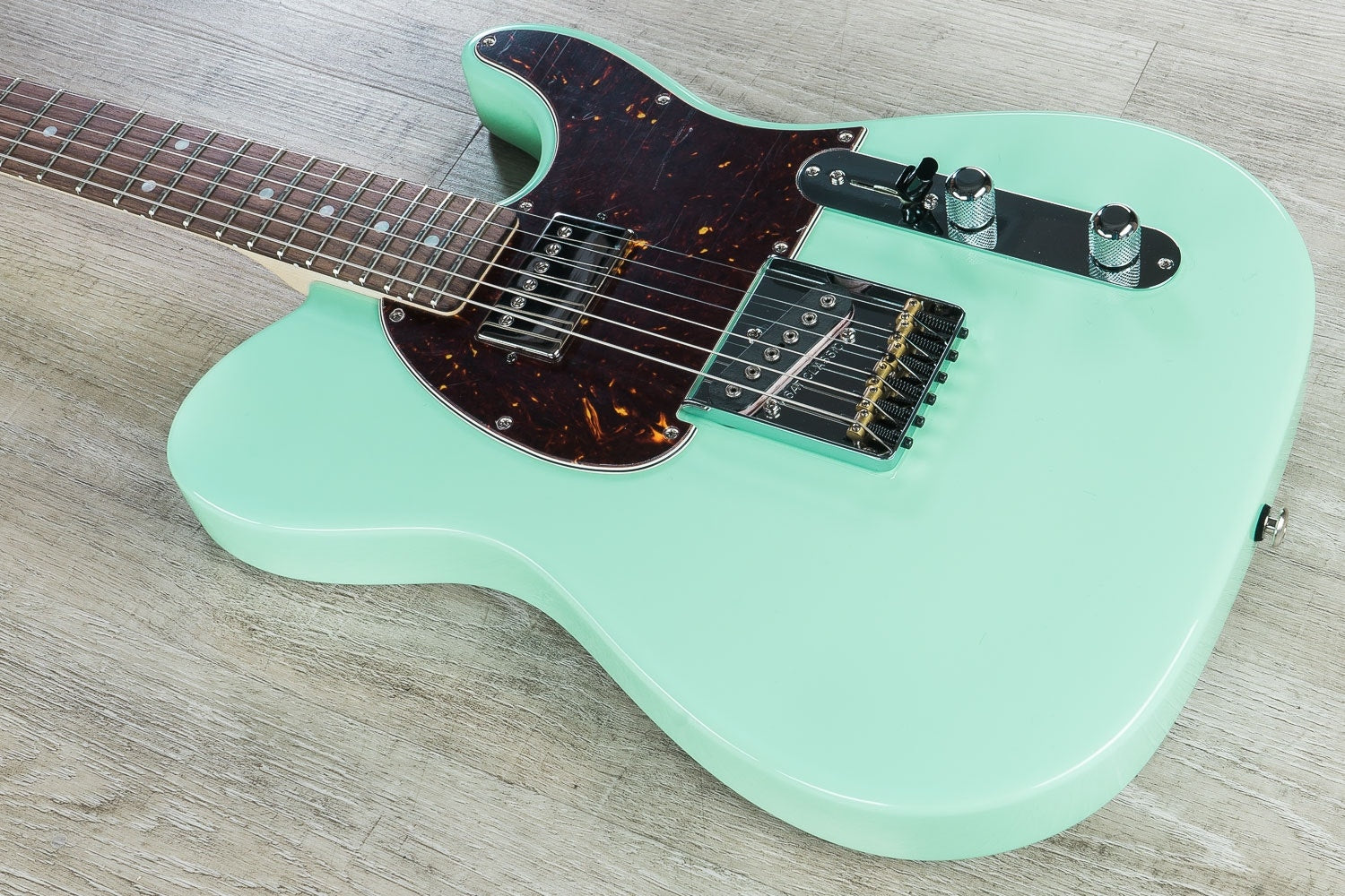 G&L USA ASAT Classic Bluesboy Electric Guitar, Rosewood Fingerboard, Hard Case - Surf Green