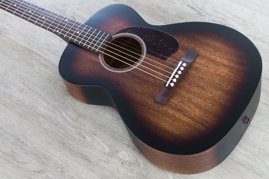 Guild M-20E Concert Acoustic-Electric Guitar, Indian Rosewood Fingerboard, Hard Case - Vintage Sunburst