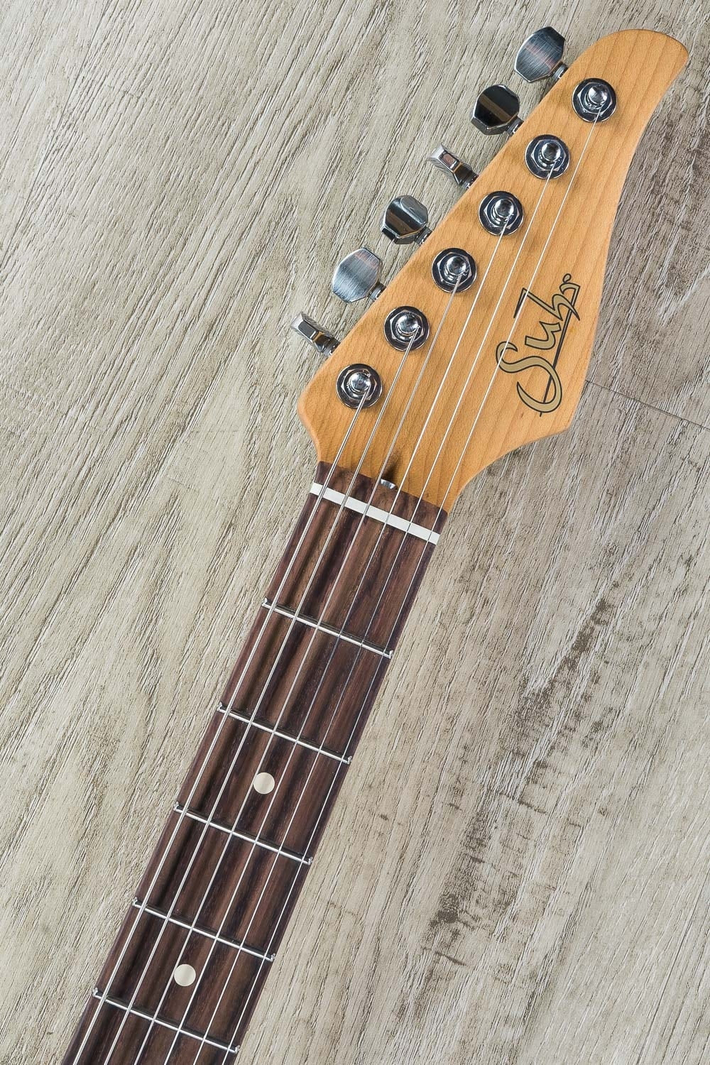 Suhr Classic S Antique Roasted Electric Guitar, Indian Rosewood Fingerboard, Deluxe Padded Gig Bag - Burgundy Mist