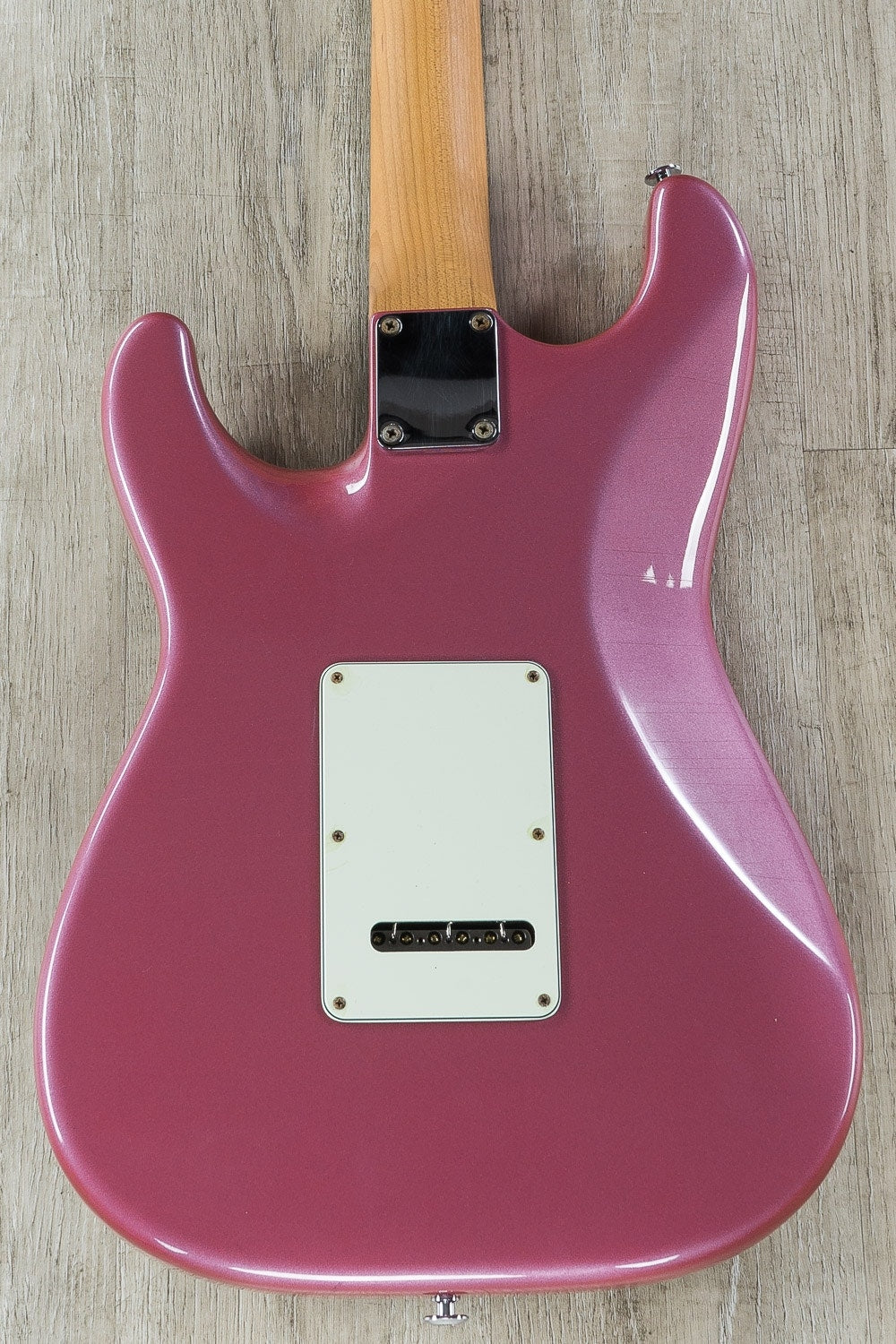Suhr Classic S Antique Roasted Electric Guitar, Indian Rosewood Fingerboard, Deluxe Padded Gig Bag - Burgundy Mist