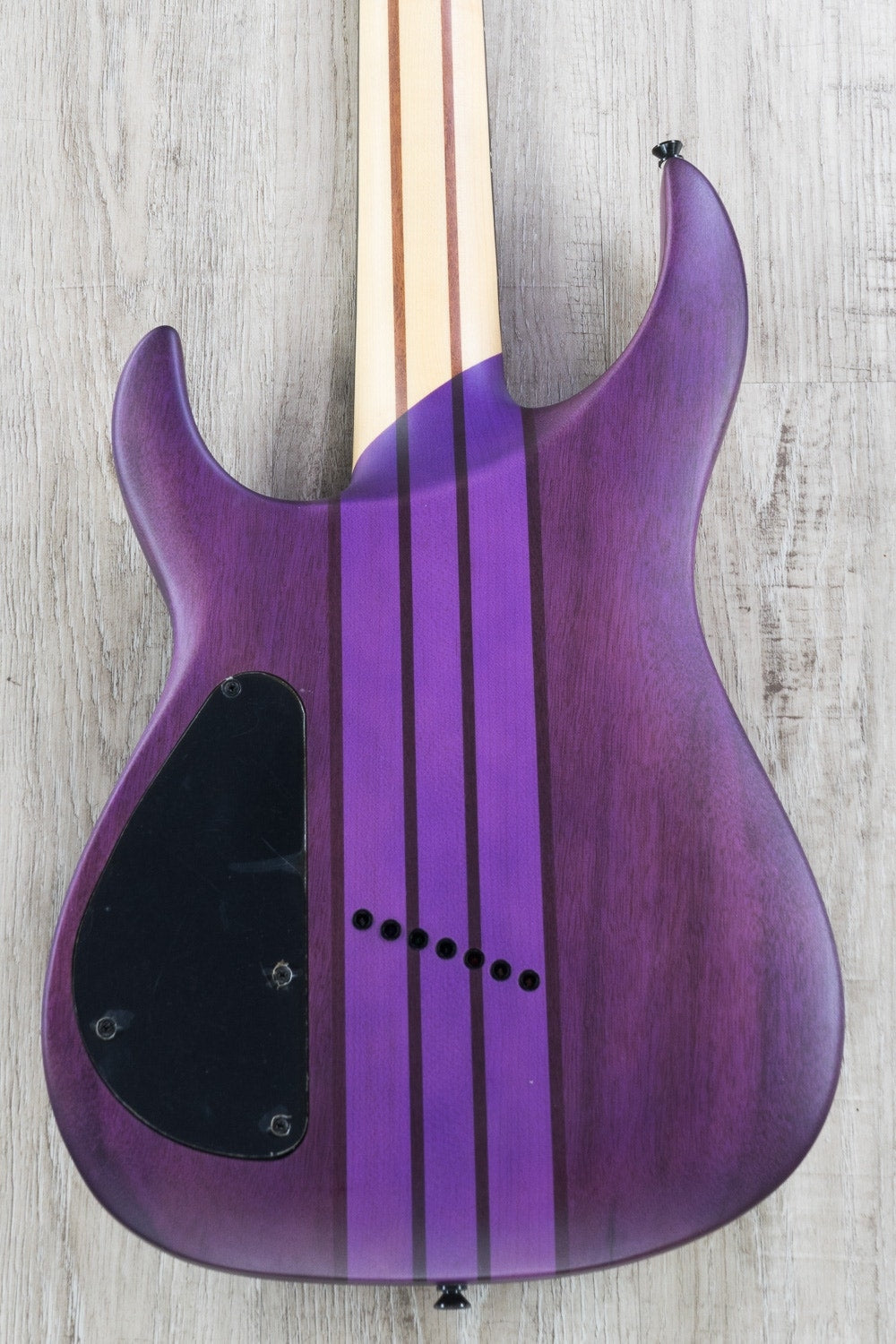 Legator Ninja R 300-PRO Fanned Fret 7-String Electric Guitar, Ebony Fingerboard - Purple Satin Burl