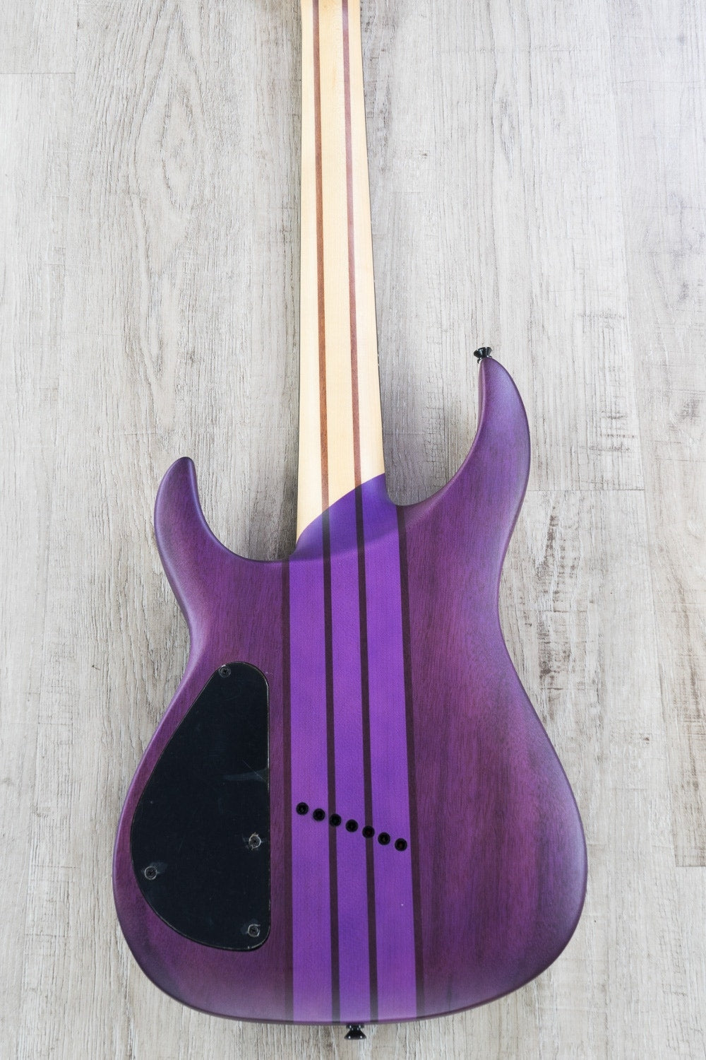 Legator Ninja R 300-PRO Fanned Fret 7-String Electric Guitar, Ebony Fingerboard - Purple Satin Burl