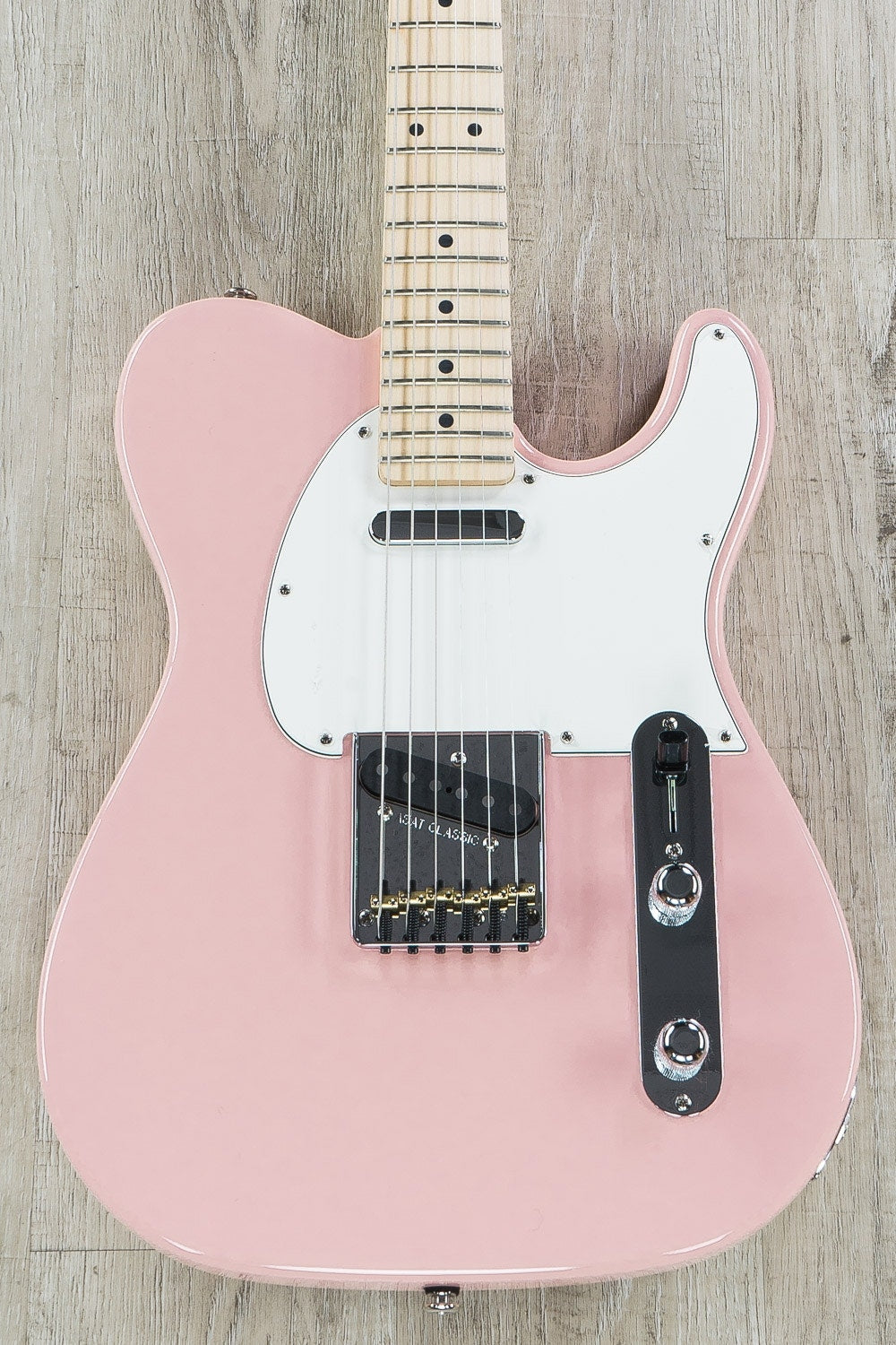 G&L USA ASAT Classic Alnico Electric Guitar, Maple Fingerboard, Hard Case - Shell Pink