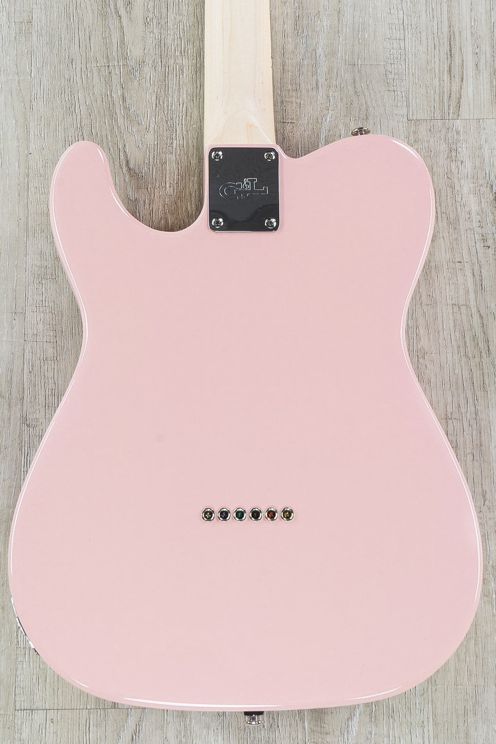 G&L USA ASAT Classic Alnico Electric Guitar, Maple Fingerboard, Hard Case - Shell Pink