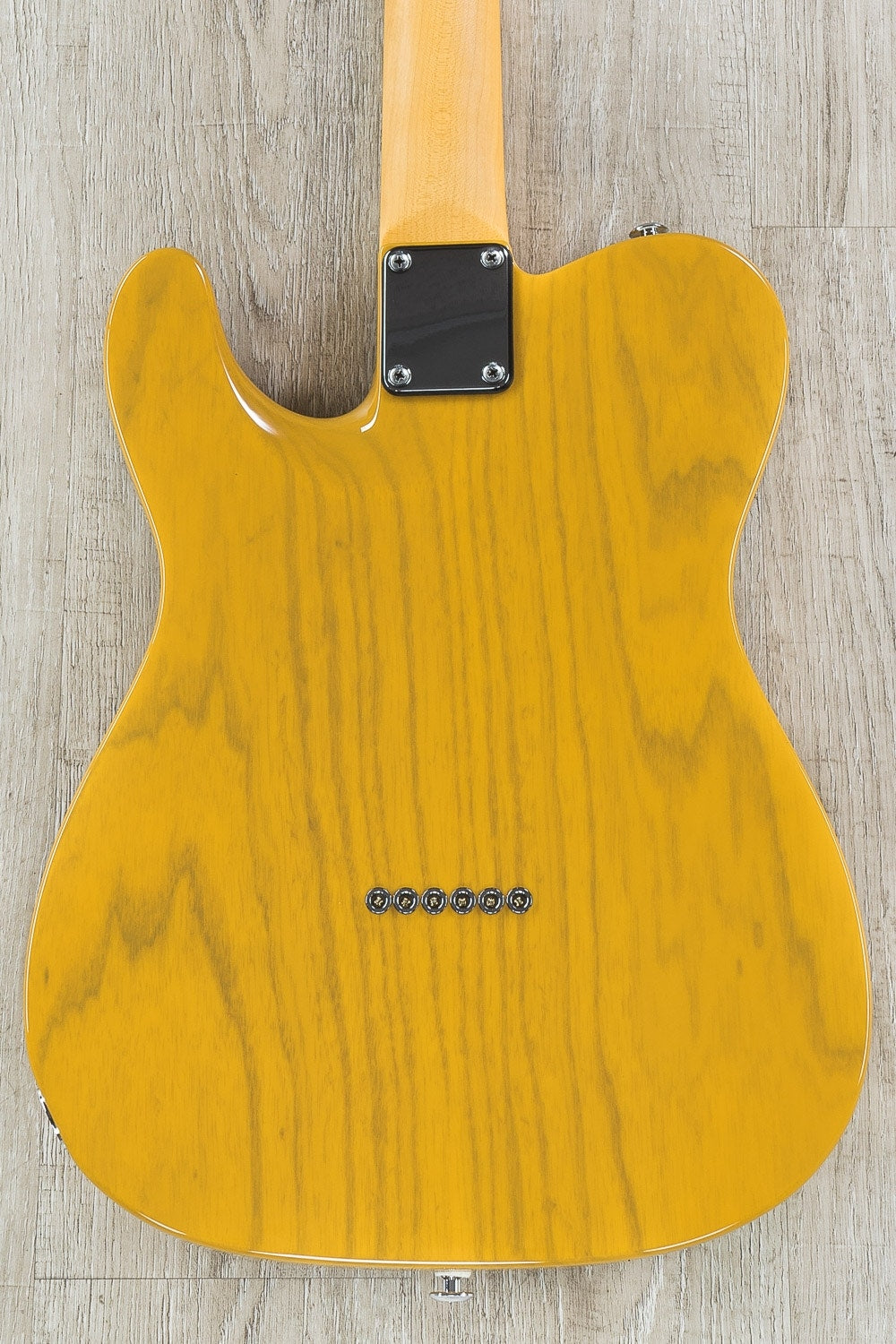 Suhr Classic T Electric Guitar, SS, Maple Fingerboard, SSCII, Deluxe Padded Gig Bag - Trans Butterscotch