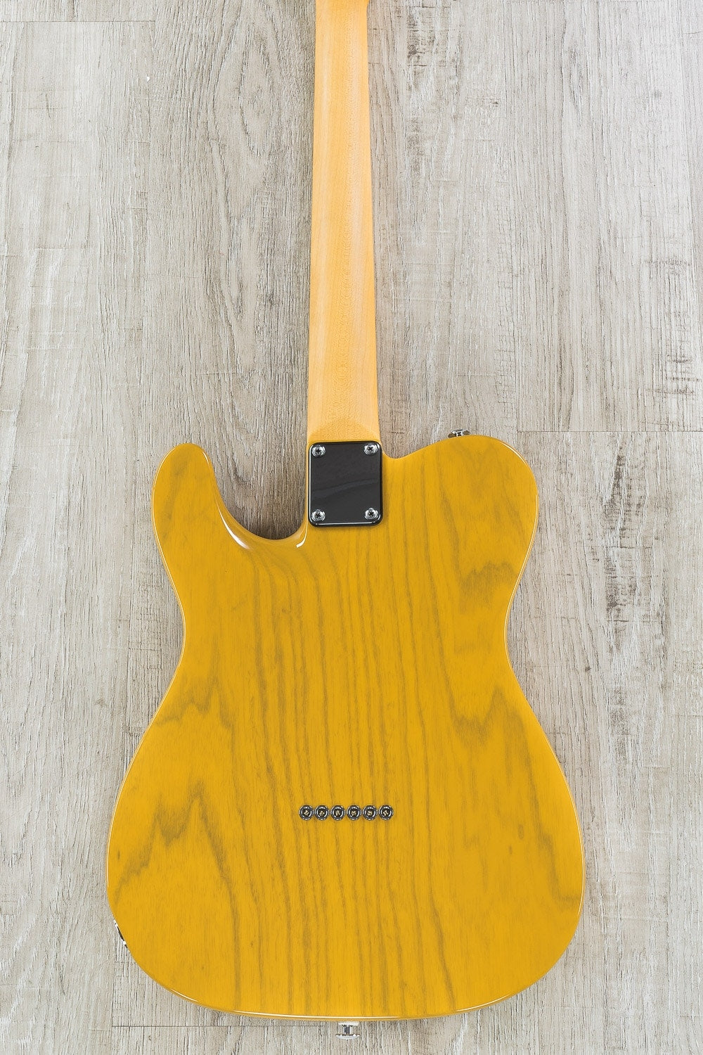 Suhr Classic T Electric Guitar, SS, Maple Fingerboard, SSCII, Deluxe Padded Gig Bag - Trans Butterscotch