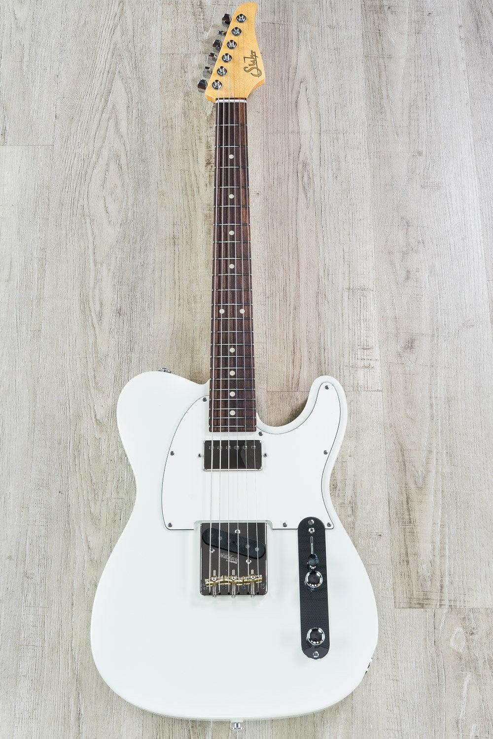 Suhr Classic T Pro HS Electric Guitar, Indian Rosewood Fingerboard, SSCII, Deluxe Padded Gig Bag - Olympic White