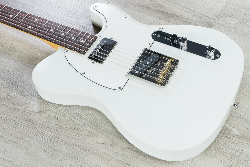 Suhr Classic T Pro HS Electric Guitar, Indian Rosewood Fingerboard, SSCII, Deluxe Padded Gig Bag - Olympic White
