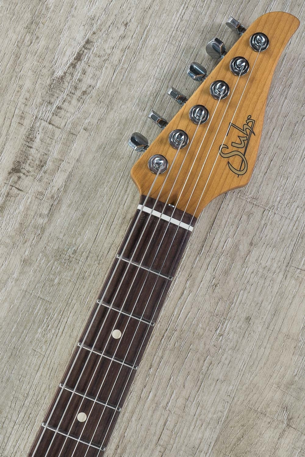 Suhr Classic S Antique Roasted Electric Guitar, Indian Rosewood Fingerboard, Deluxe Padded Gig Bag - Sonic Blue