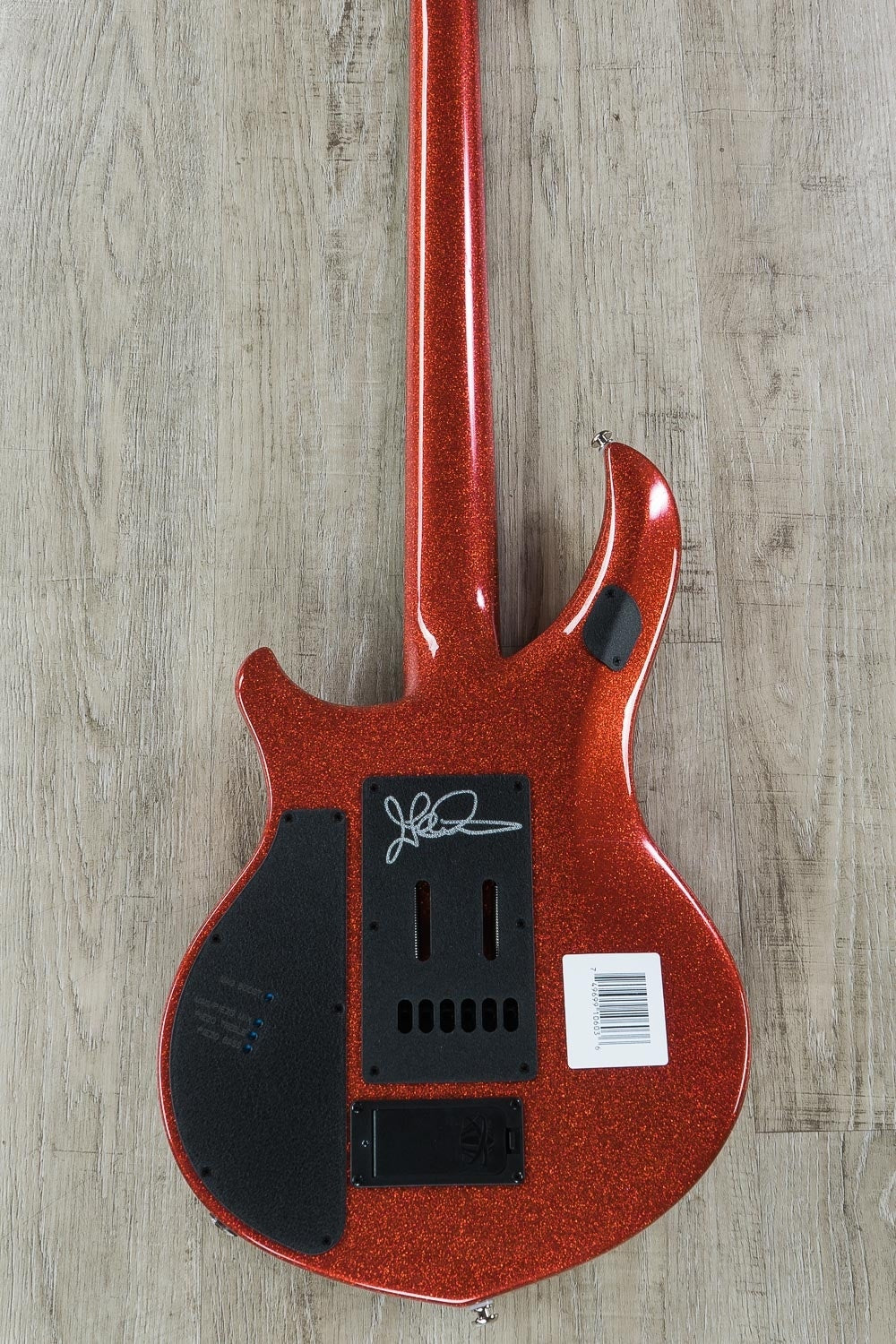 Ernie Ball Music Man BFR John Petrucci Majesty 6-String Electric Guitar with Hard Case - Cinnabar Red Sparkle (2)