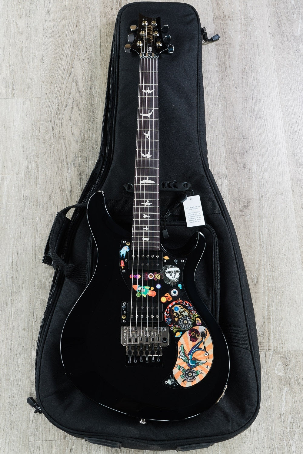 PRS Paul Reed Smith S2 Vela Vernon Reid Limited Edition Electric Guitar, Floyd Rose Tremolo, Gig Bag - Black