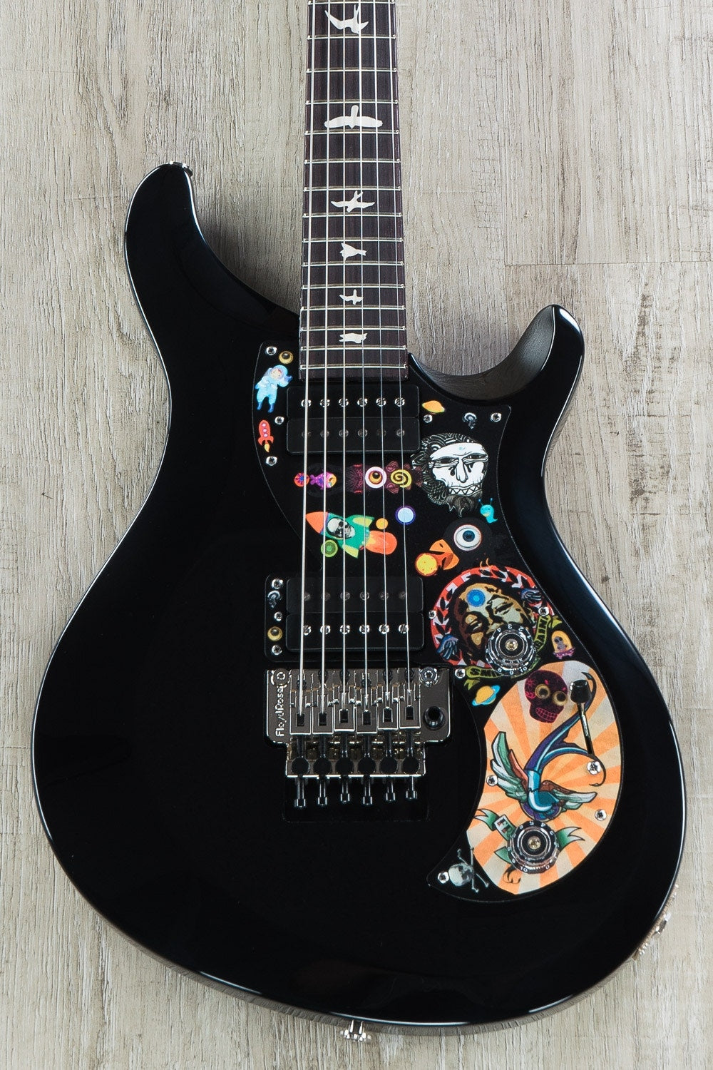 PRS Paul Reed Smith S2 Vela Vernon Reid Limited Edition Electric Guitar, Floyd Rose Tremolo, Gig Bag - Black