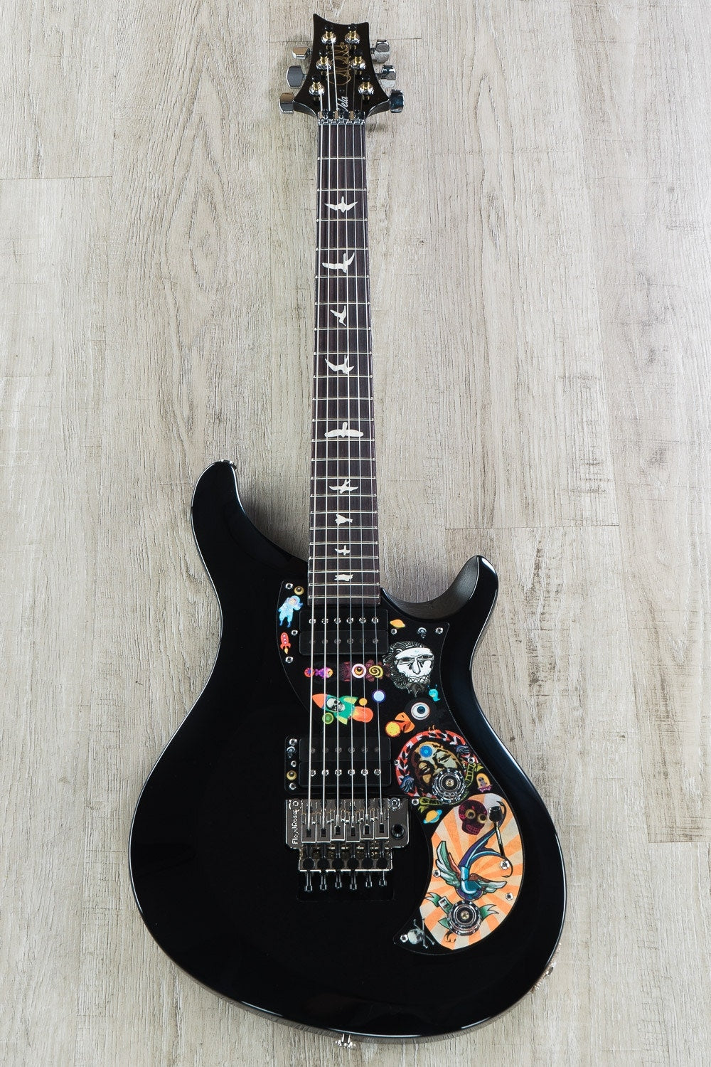 PRS Paul Reed Smith S2 Vela Vernon Reid Limited Edition Electric Guitar, Floyd Rose Tremolo, Gig Bag - Black