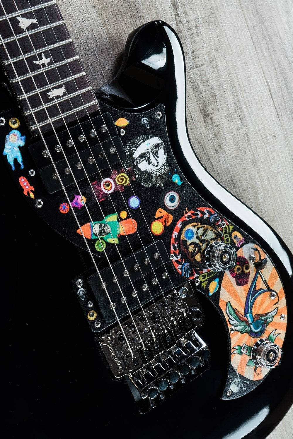 PRS Paul Reed Smith S2 Vela Vernon Reid Limited Edition Electric Guitar, Floyd Rose Tremolo, Gig Bag - Black