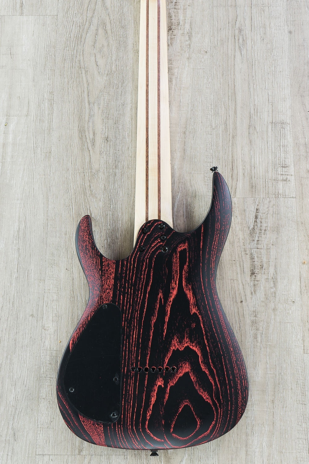 Legator Ninja NRA 7-String Electric Guitar, Maple Fingerboard - Scarlett Red/Black