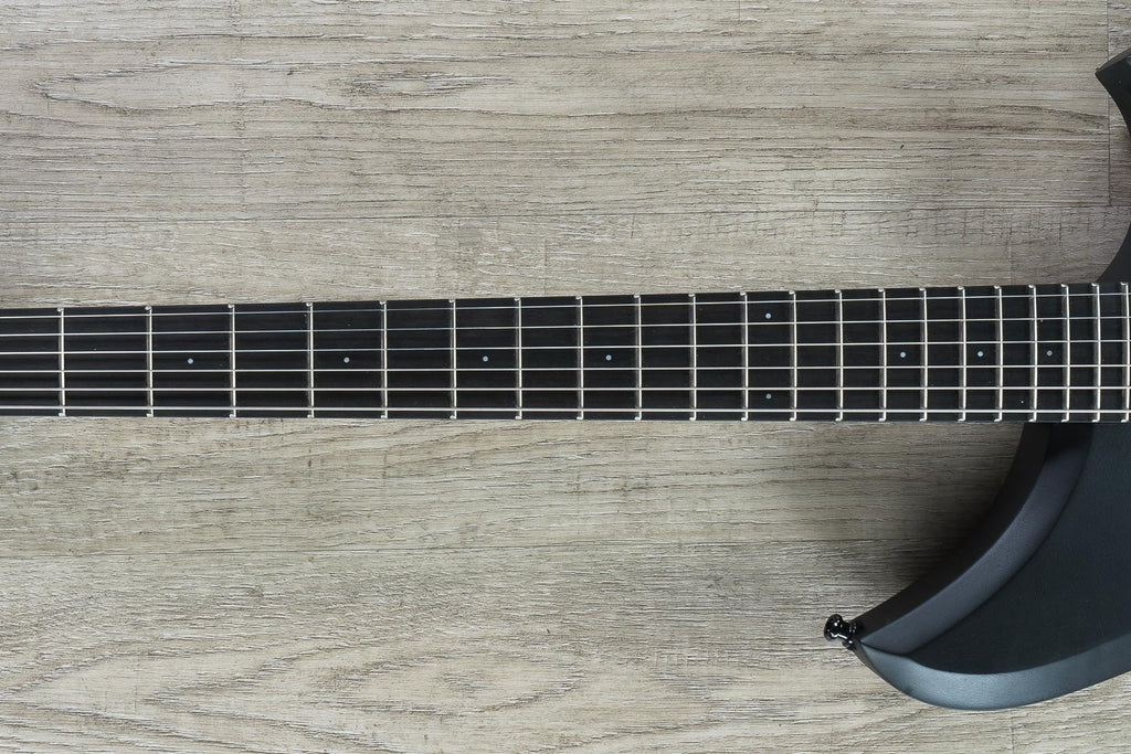 Dunable Murder Yeti HH Electric Guitar, Maple Fretboard, Hard Case - Black Matte Finish