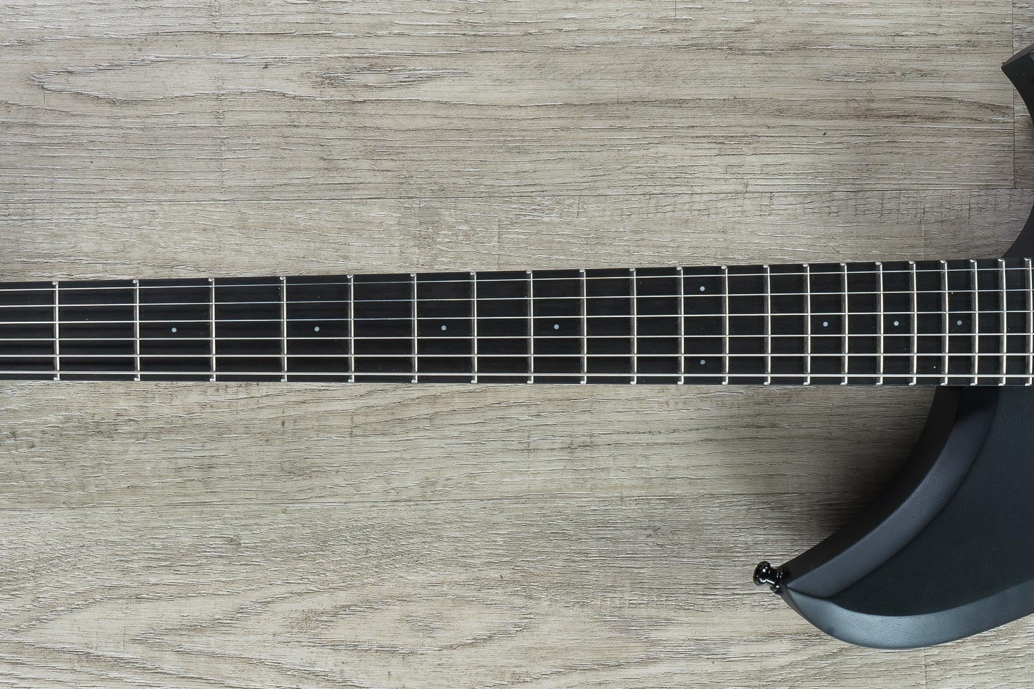 Dunable Murder Yeti HH Electric Guitar, Maple Fretboard, Hard Case - Black Matte Finish