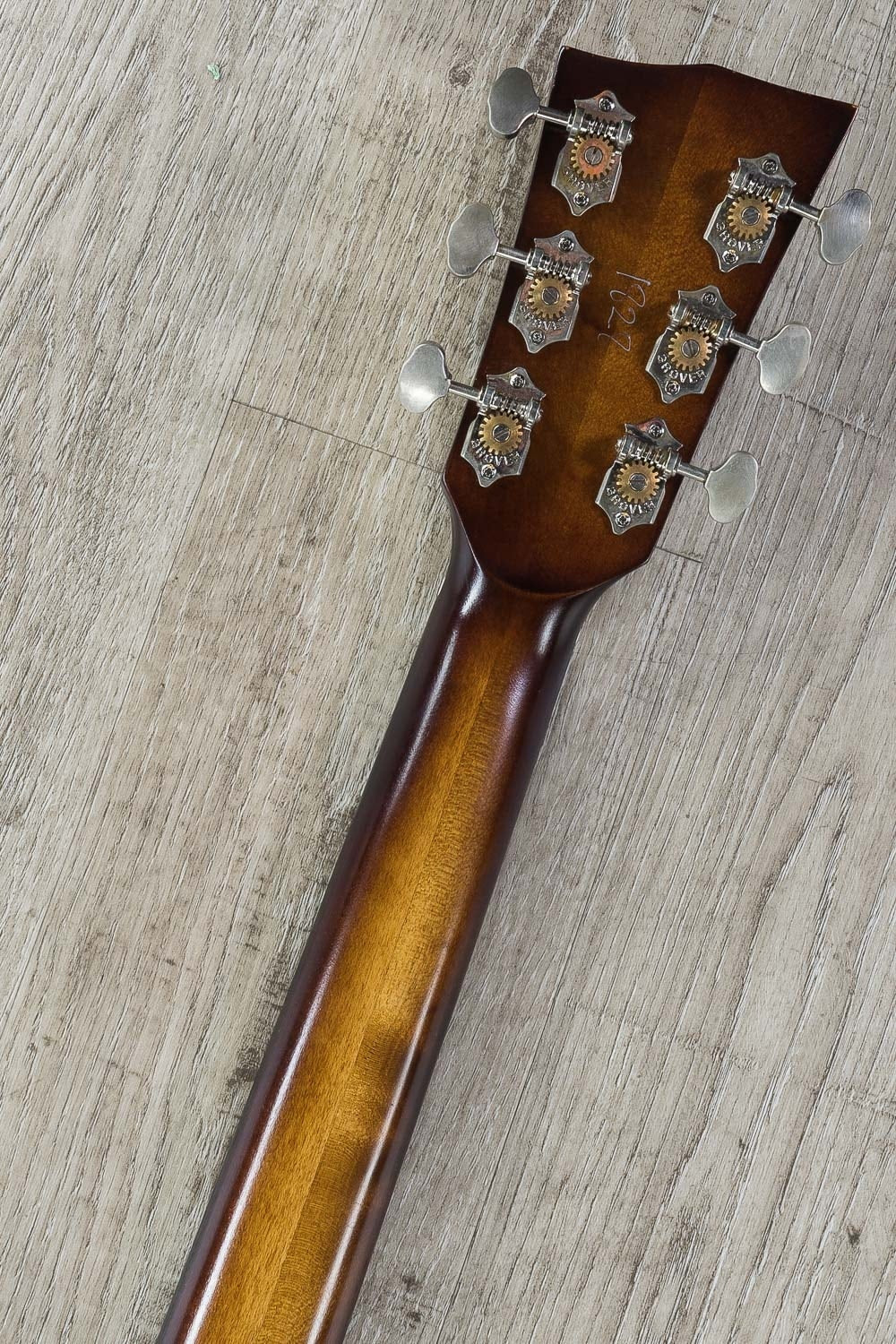 Dunable Yeti Electric Guitar, Maple Fretboard, Hard Case - Light Brown Amber Stain