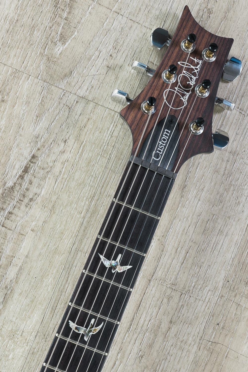 PRS Paul Reed Smith Custom 24 Electric Guitar, Rosewood Fingerboard, Flame Maple, Hardshell Case - Blue Matteo