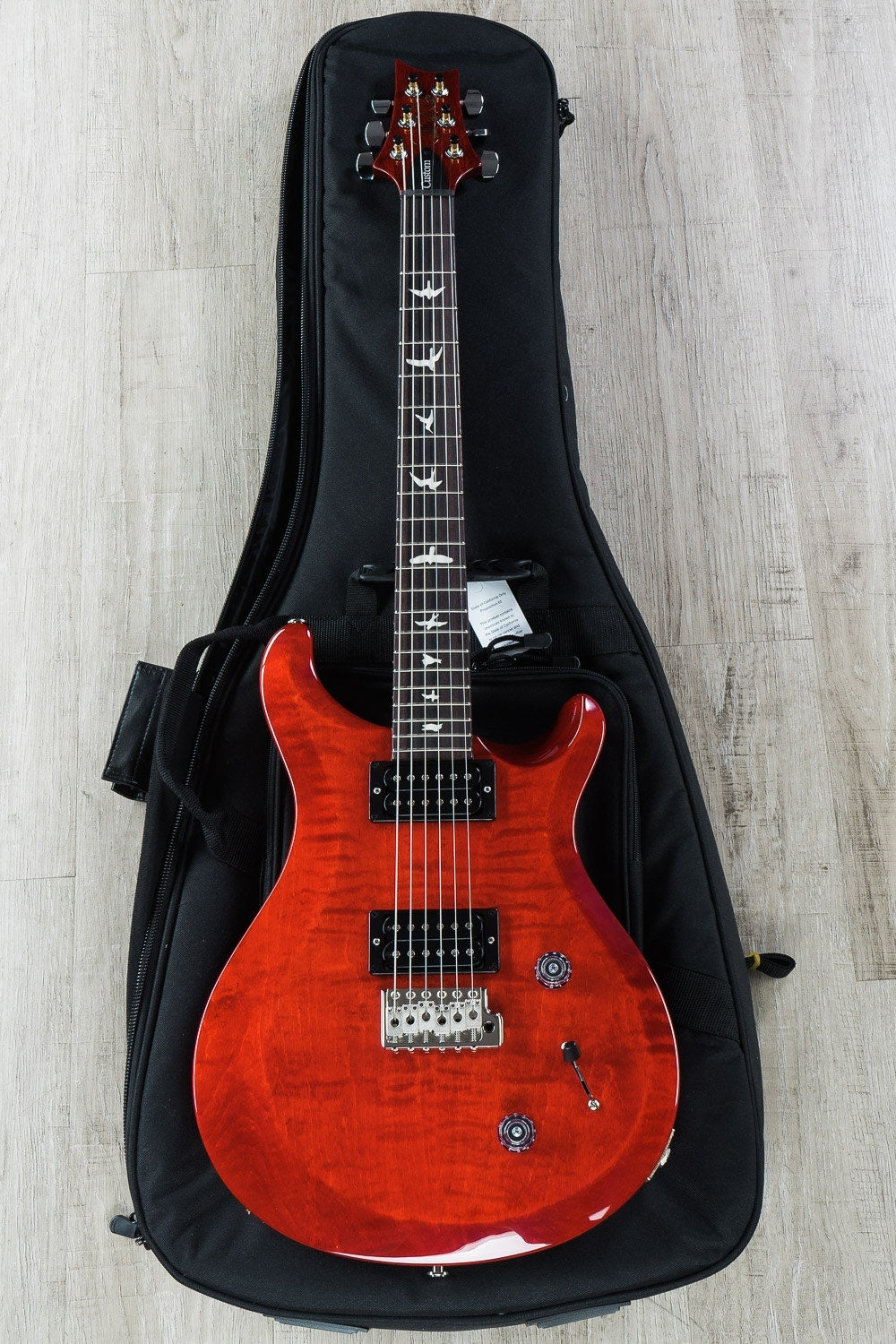 PRS Paul Reed Smith S2 Custom 22 Electric Guitar, Rosewood Fretboard, Gig Bag - Scarlet Red