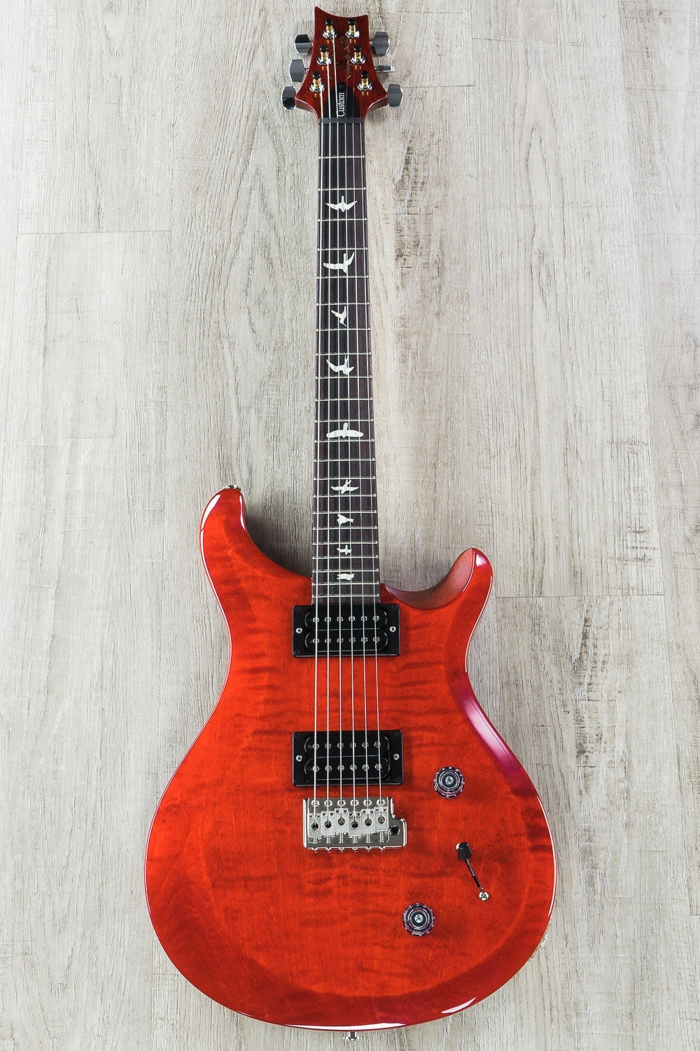 PRS Paul Reed Smith S2 Custom 22 Electric Guitar, Rosewood Fretboard, Gig Bag - Scarlet Red