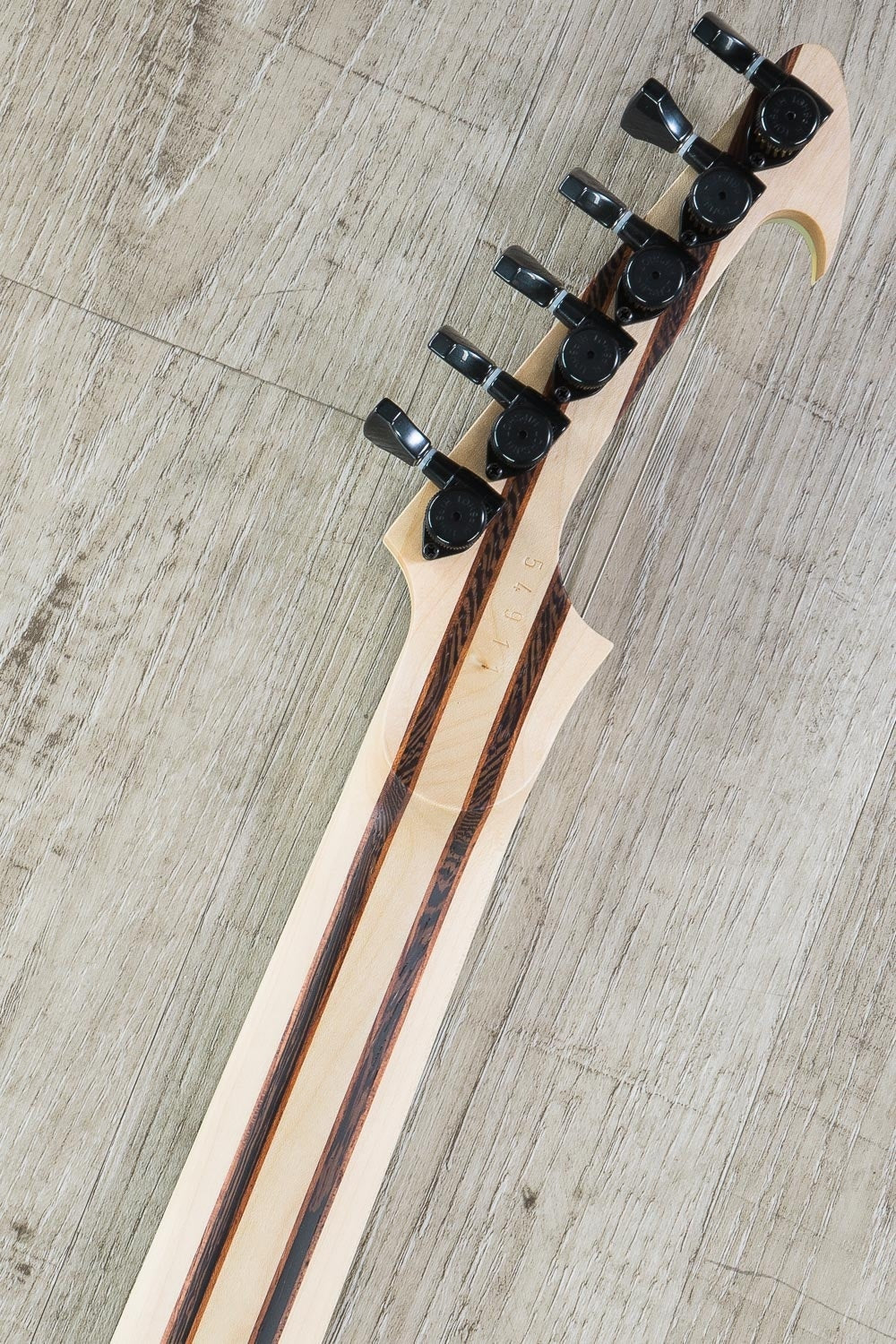Skervesen Swan 6 FF Multi-Scale Electric Guitar, Swamp Ash, Black Limba, Ebony Fingerboard, Hiscox Hard Case - Natural