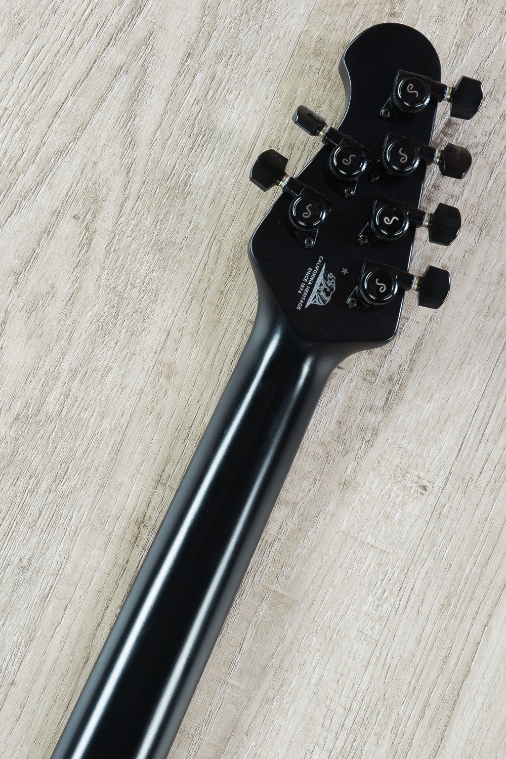 Ernie Ball Music Man Cutlass RS HSS Electric Guitar, Stealth Ebony Neck, Hard Case - Stealth Black
