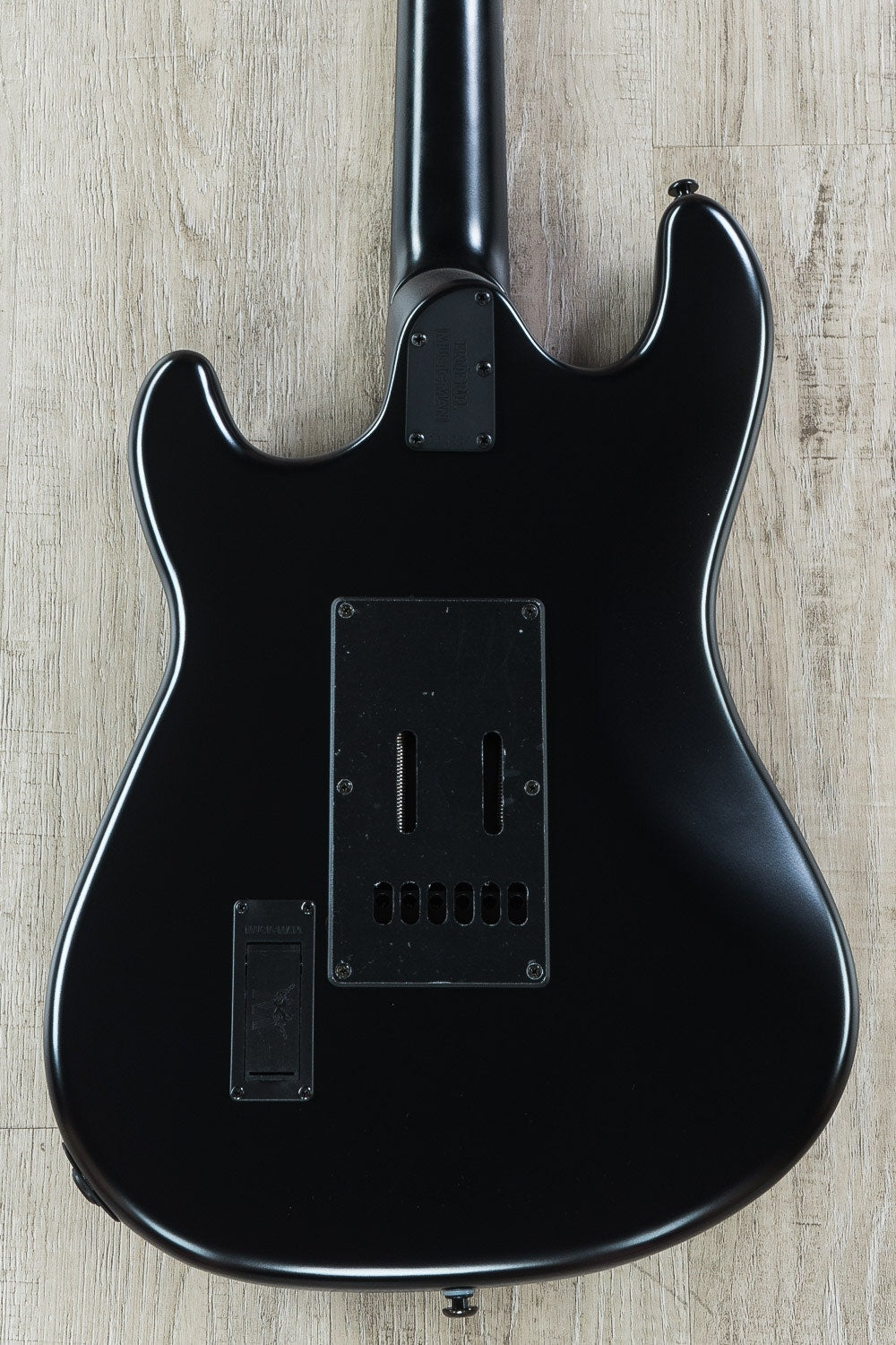 Ernie Ball Music Man Cutlass RS HSS Electric Guitar, Stealth Ebony Neck, Hard Case - Stealth Black