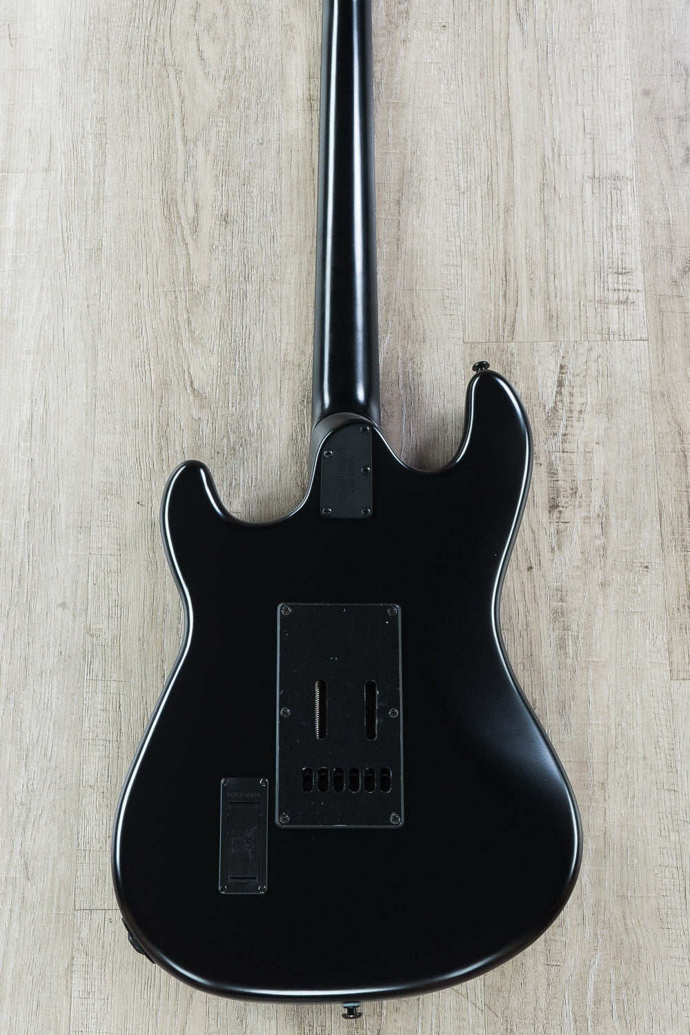Ernie Ball Music Man Cutlass RS HSS Electric Guitar, Stealth Ebony Neck, Hard Case - Stealth Black