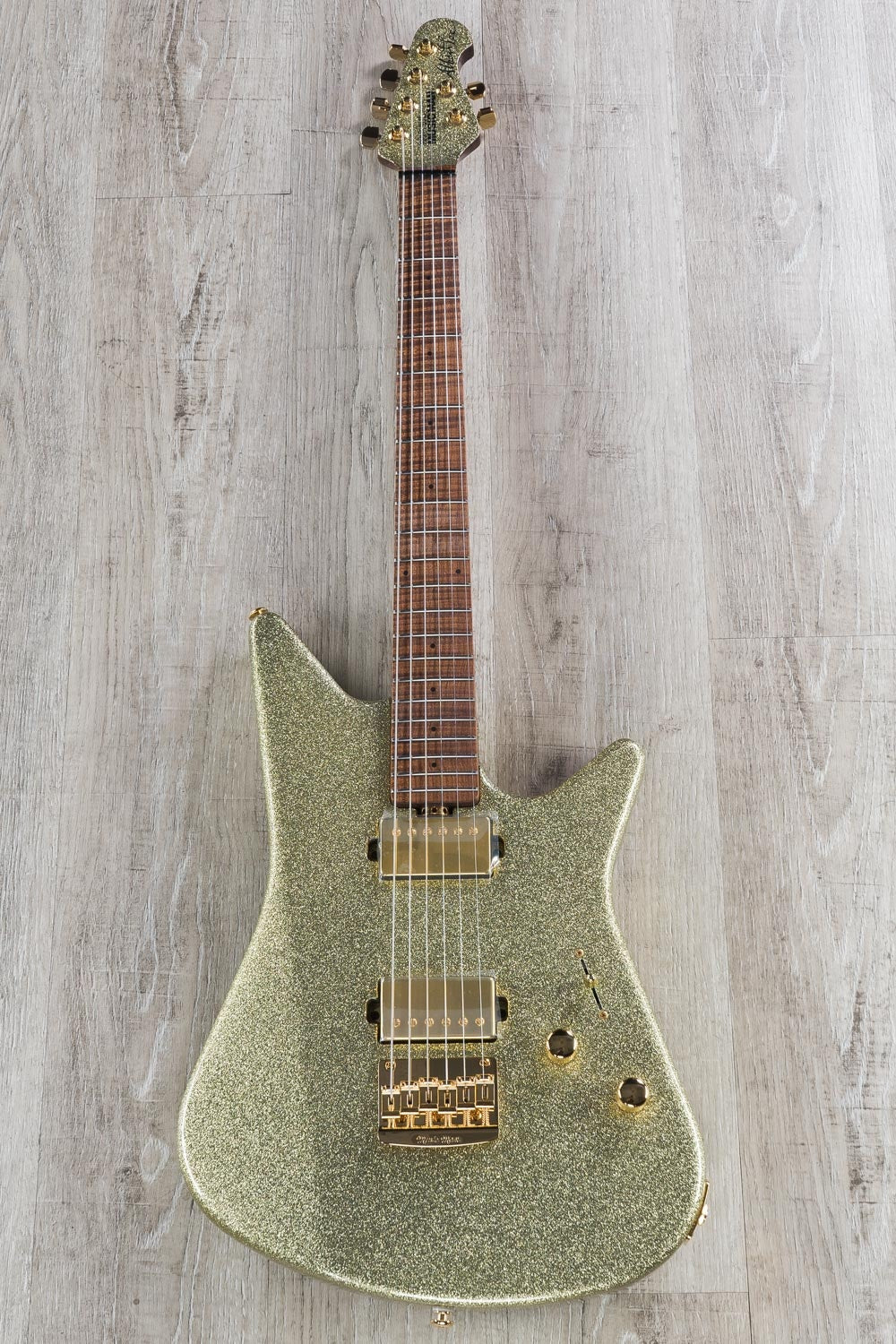 Ernie Ball Music Man BFR Albert Lee Electric Guitar, Figured Roasted Maple Fingerboard, Electric Shimmer (G87885)