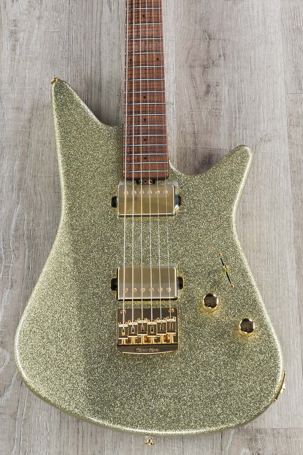 Ernie Ball Music Man BFR Albert Lee Electric Guitar, Figured Roasted Maple Fingerboard, Electric Shimmer (G87885)
