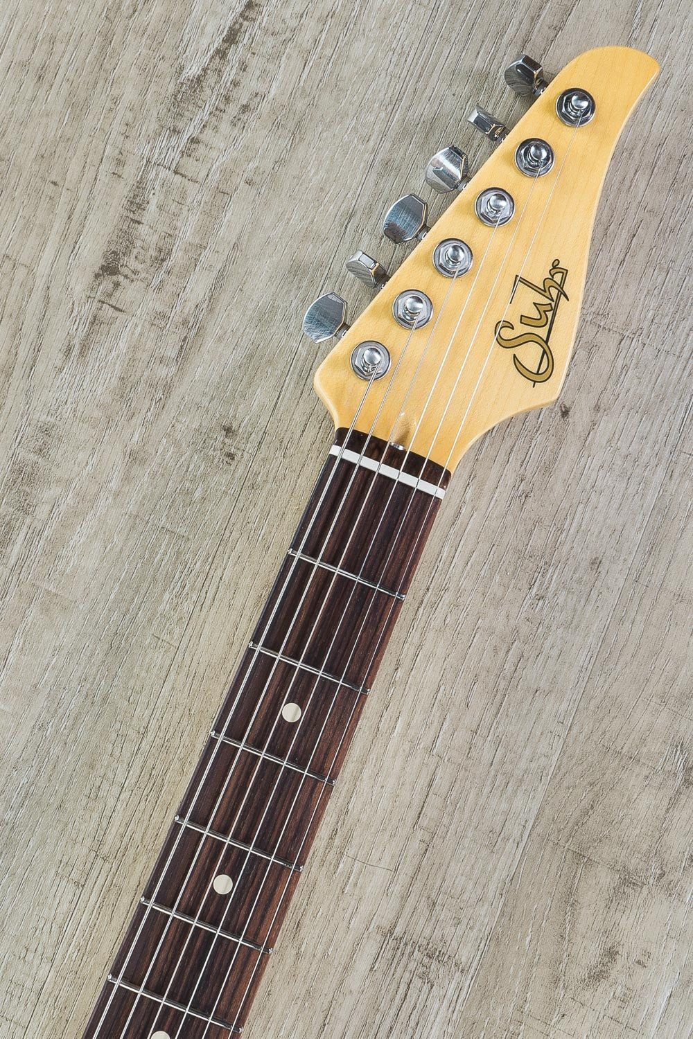 Suhr Classic S Antique HSS Electric Guitar, Alder Body, Rosewood Fingerboard, Gig Bag - Vintage Yellow