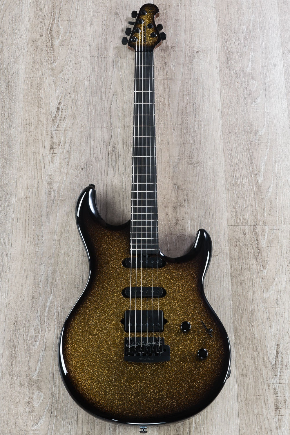 Ernie Ball Music Man BFR Luke III Electric Guitar, Ebony Fingerboard, Shadow Gold (G89525)