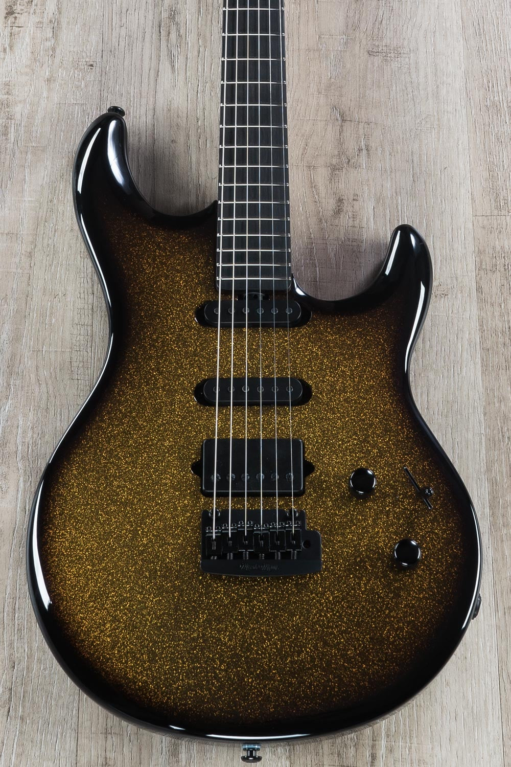 Ernie Ball Music Man BFR Luke III Electric Guitar, Ebony Fingerboard, Shadow Gold (G89525)