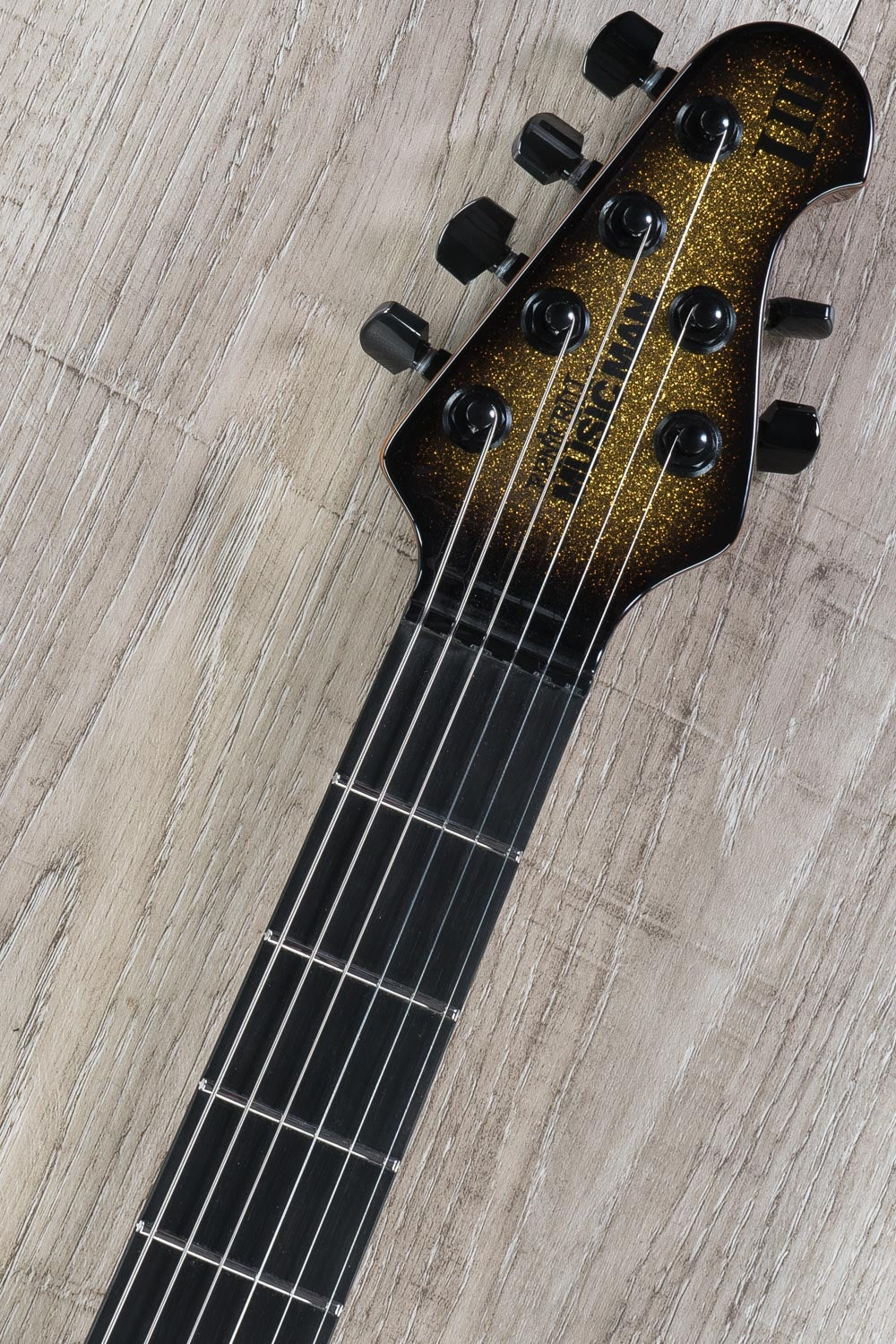 Ernie Ball Music Man BFR Luke III Electric Guitar, Ebony Fingerboard, Shadow Gold (G89525)
