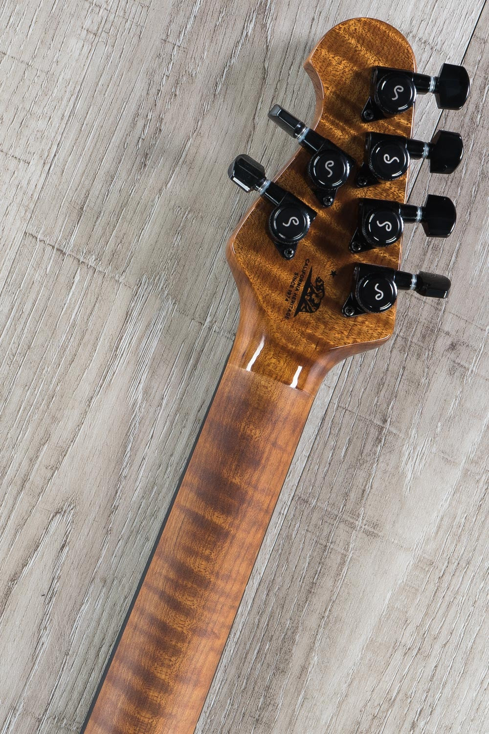 Ernie Ball Music Man BFR Luke III Electric Guitar, Ebony Fingerboard, Shadow Gold (G89525)