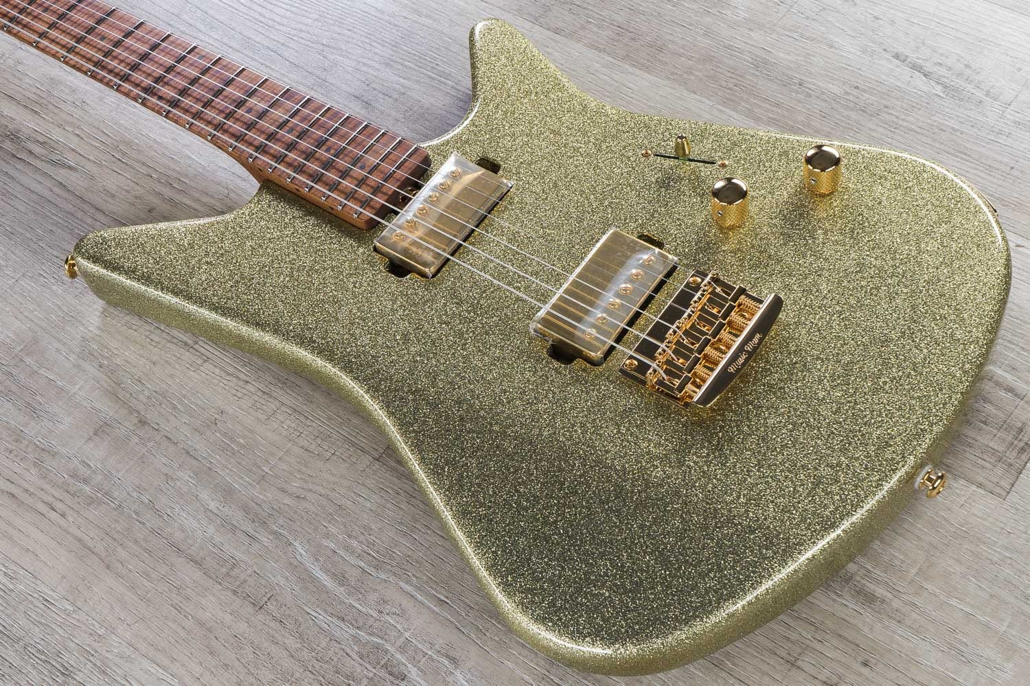 Ernie Ball Music Man BFR Albert Lee Electric Guitar, Figured Roasted Maple Fingerboard, Electric Shimmer (G87815)