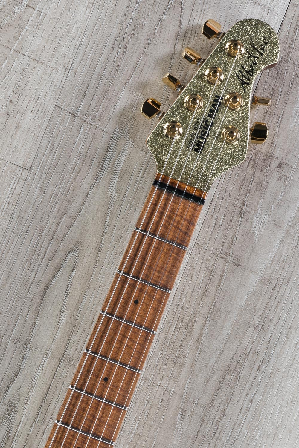 Ernie Ball Music Man BFR Albert Lee Electric Guitar, Figured Roasted Maple Fingerboard, Electric Shimmer (G87815)