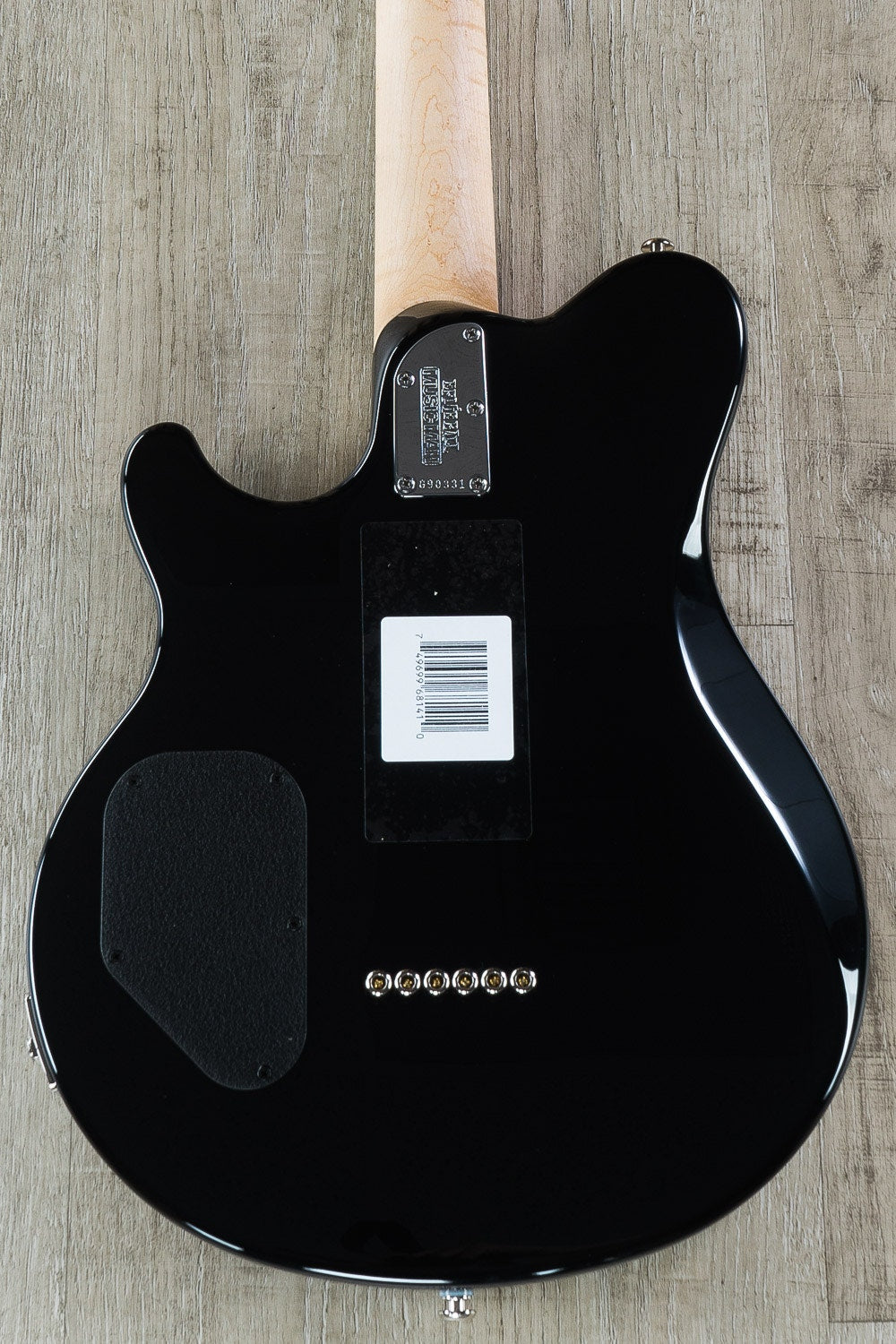 Ernie Ball Music Man Axis Super Sport Electric Guitar, Maple Neck with Matching Headstock, Hard Case - Balboa Blue Burst Quilt