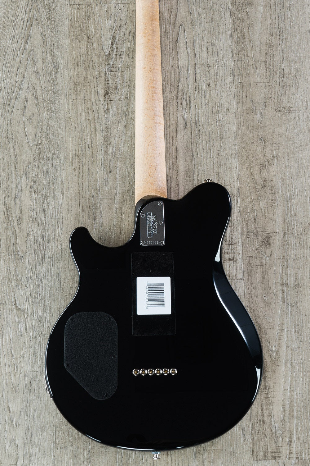 Ernie Ball Music Man Axis Super Sport Electric Guitar, Maple Neck with Matching Headstock, Hard Case - Balboa Blue Burst Quilt