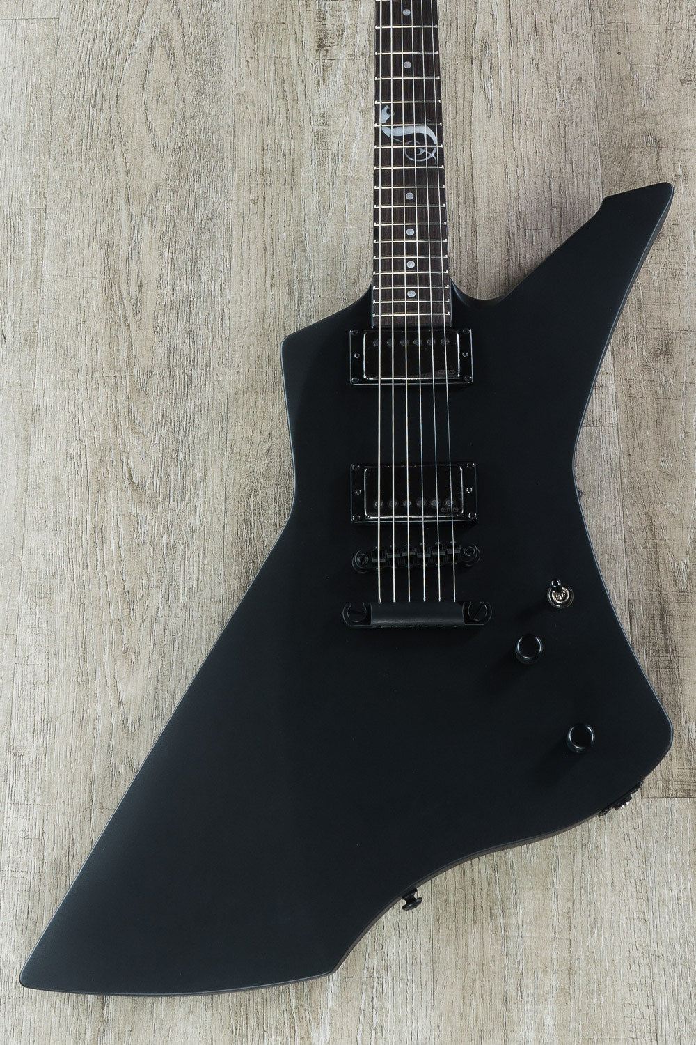ESP LTD James Hetfield Signature Snakebyte Electric Guitar with Hard Case - Black Satin Finish (B-STOCK)