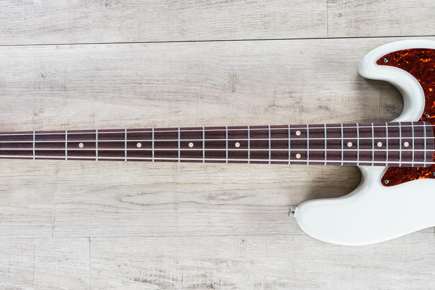Suhr Classic J Bass Guitar w/ Gig Bag, Indian Rosewood Fingerboard, Olympic White