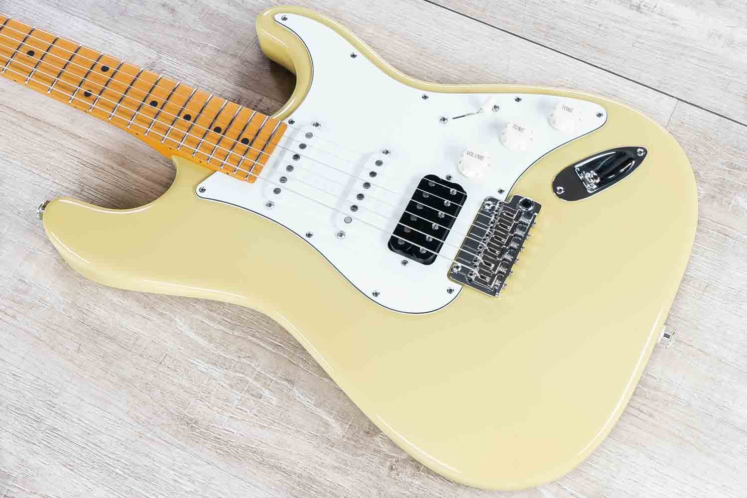 Suhr Guitars Classic S Electric Guitar, HSS, Maple Fingerboard, Vintage Yellow