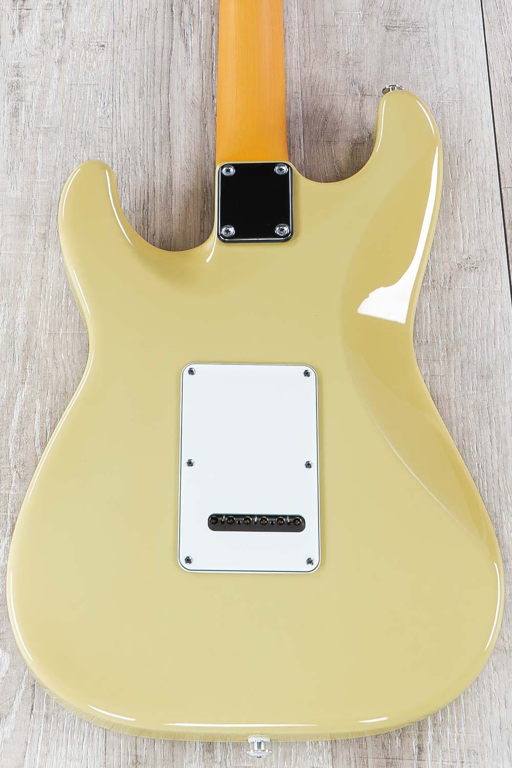 Suhr Guitars Classic S Electric Guitar, HSS, Maple Fingerboard, Vintage Yellow
