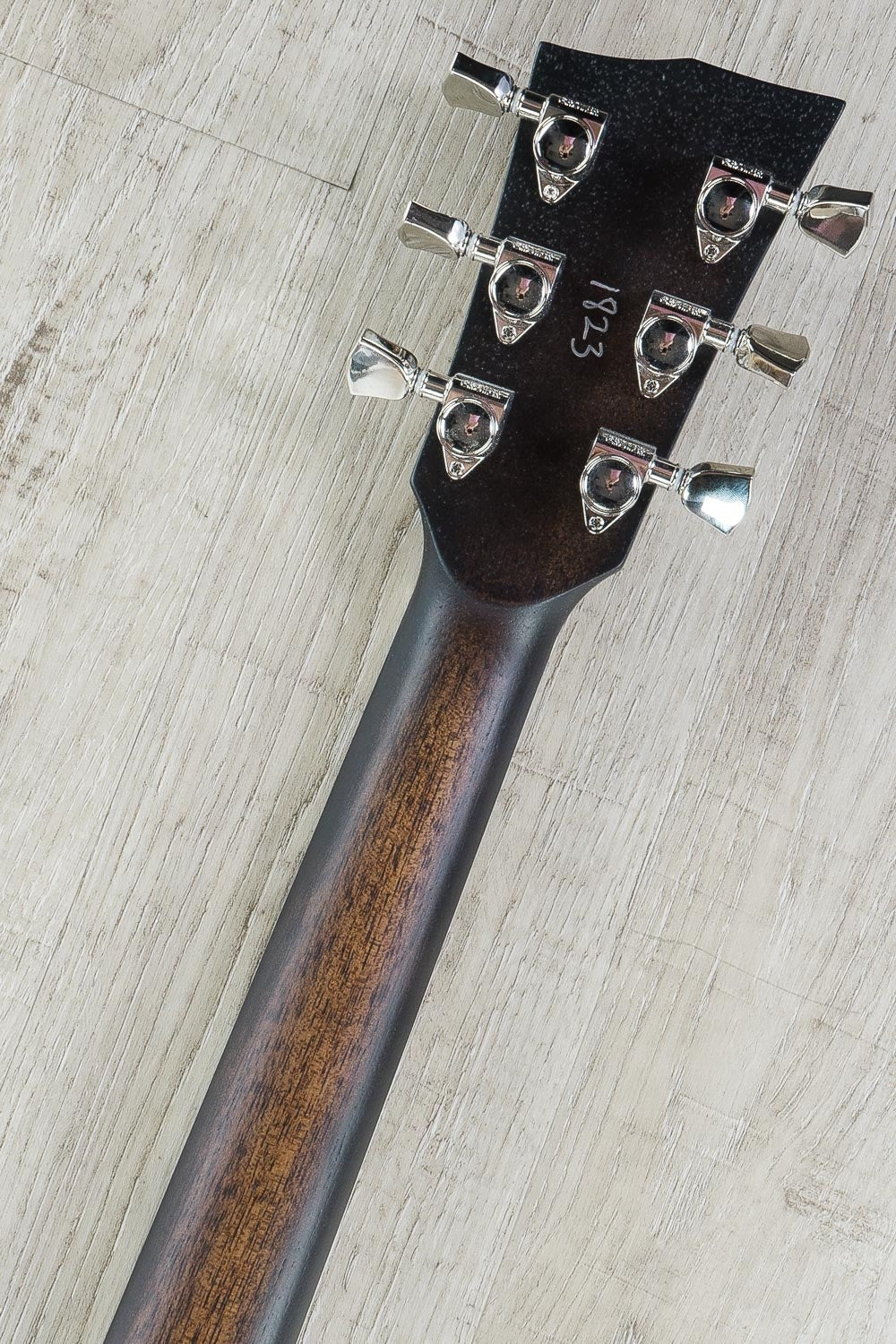 Dunable Guitars Asteroid Electric Guitar, Ebony Fretboard, SKB Padded Gig Bag - Black Burst Satin