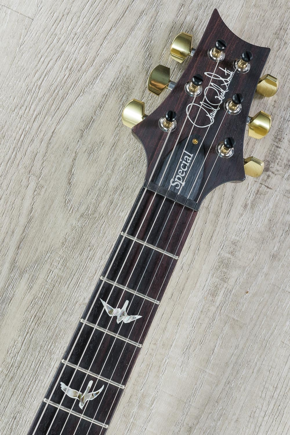 PRS Paul Reed Smith Limited Edition Special 22 Semi-Hollow 10-Top Electric Guitar with Hard Case - Black Gold Burst Wrap