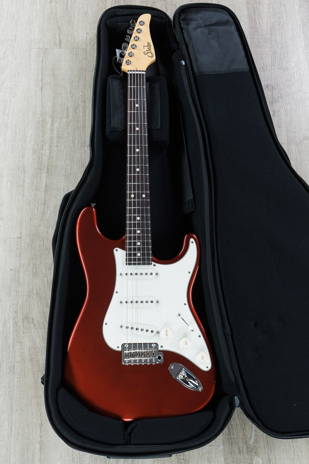 Suhr Classic Pro Electric Guitar with Indian Rosewood Fingerboard, SSS, SSCII - Candy Apple Red